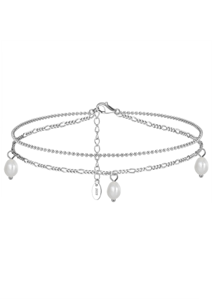 Браслет перлина Срібло 925° (родій) SA41P