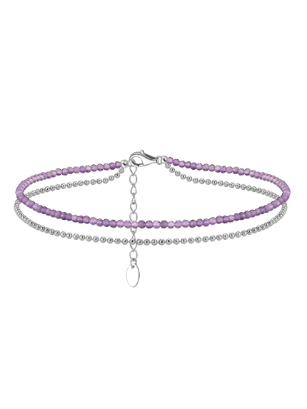 Браслет перлина Срібло 925° (родій) SA45P