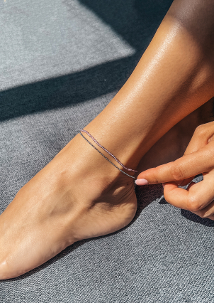 Браслет перлина Срібло 925° (родій) SA45P