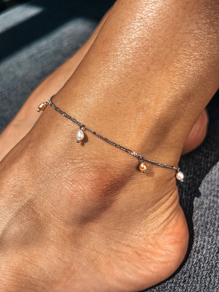 Браслет перлина Срібло 925° (родій) SA49P