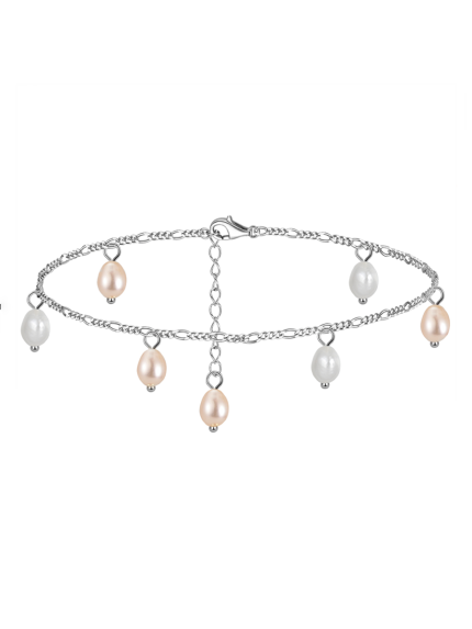 Браслет перлина Срібло 925° (родій) SA49P