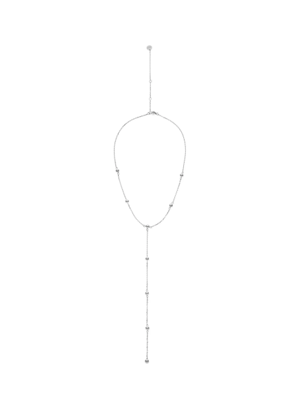 Кольє без вставок Срібло 925° (родій) 957912