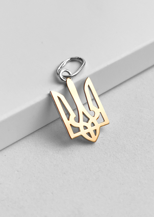 Підвіс без вставок Срібло 925° золото 375° 530п