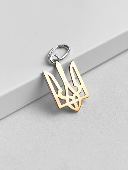 Підвіс без вставок Срібло 925° золото 375° 530п