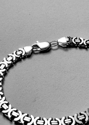 Браслет без вставок Срібло 925° (оксидоване) чс21695