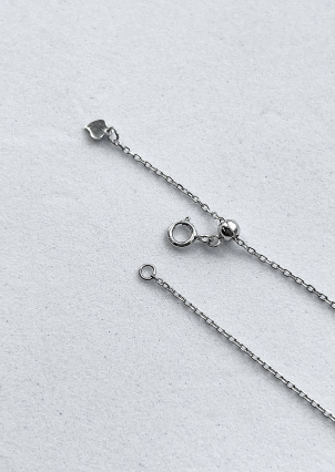 Кольє перлина Срібло 925° (родій) ZGPN37P