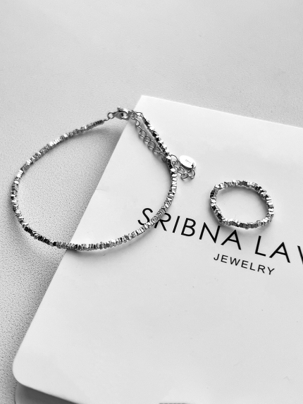 Каблучка без вставок Срібло 925° (родій) GZR90P