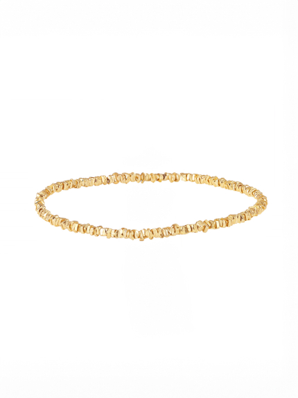 Каблучка без вставок Срібло 925° (позолота) GZR90G