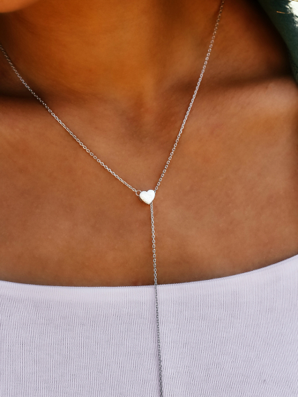 Кольє без вставок Срібло 925° (родій) 121165