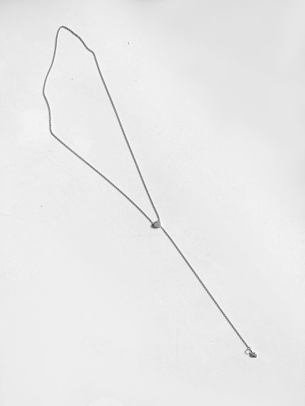 Кольє без вставок Срібло 925° (родій) 121165