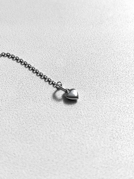 Кольє без вставок Срібло 925° (родій) 121165