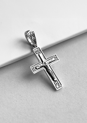 Підвіс без вставок Срібло 925° (оксидоване) 000412А