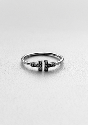 Каблучка фіаніт Срібло 925° (родій) 001410