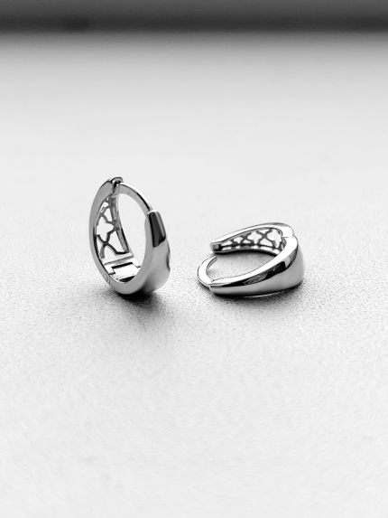 Kolczyki bez wkładek Srebro próby 925° (rod) 957972