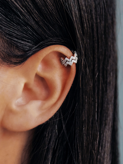 Cyanite earrings Silver 925° (rhodium) 520927