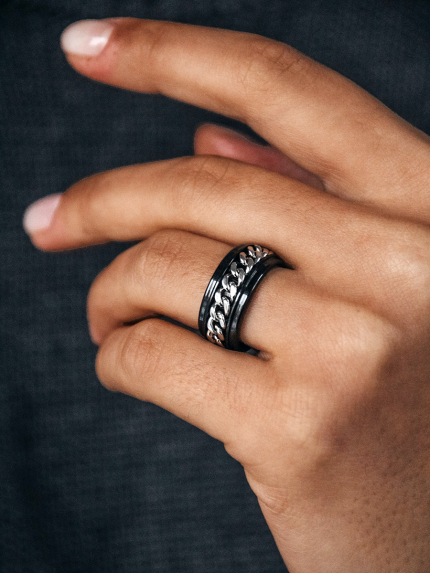 Каблучка Кераміка фіаніт срібло 925°/ ювелірна кераміка с1135ч