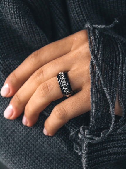 Каблучка Кераміка фіаніт срібло 925°/ ювелірна кераміка с1135ч