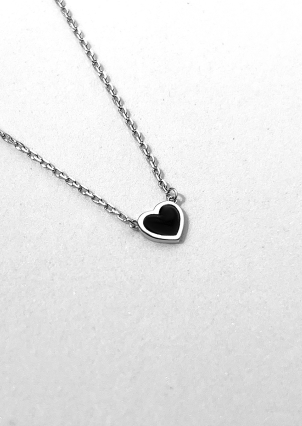 Кольє емаль Срібло 925° (родій) 131140