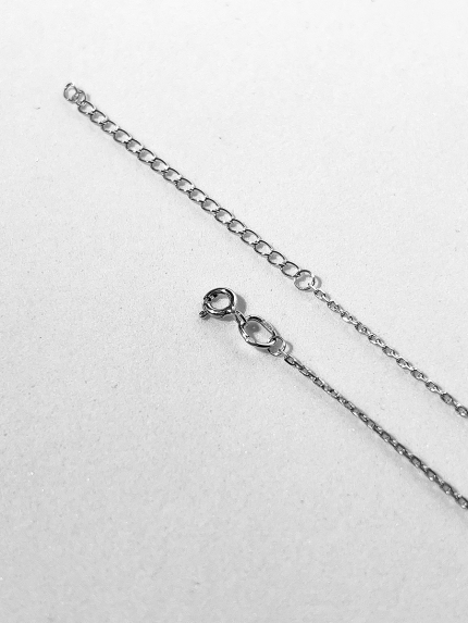 Кольє емаль Срібло 925° (родій) 131140