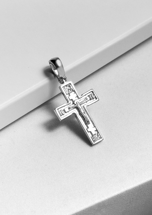 Підвіс без вставок Срібло 925° (родій) 2-0909.0.2