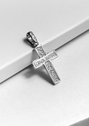 Підвіс без вставок Срібло 925° (родій) 2-0909.0.2