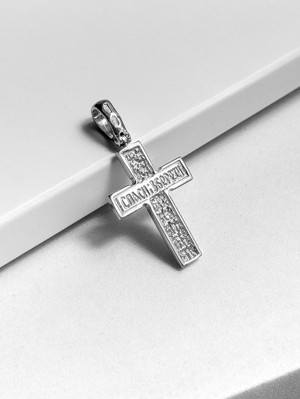 Підвіс без вставок Срібло 925° (родій) 2-0909.0.2