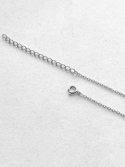 Кольє фіаніт Срібло 925° (родій) APN19PW