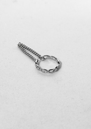 Сережки без вставок Срібло 925° (родій) 957998