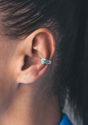 Сережки емаль Срібло 925° (родій) 957999