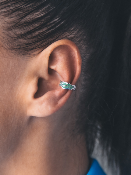 Сережки емаль Срібло 925° (родій) 957999