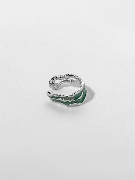 Сережки емаль Срібло 925° (родій) 957999