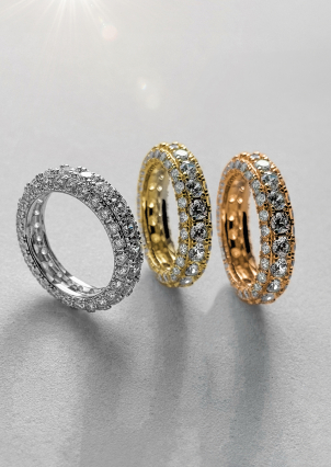 Каблучка Фіаніт (5А) Срібло 925° (родій) SR321P7