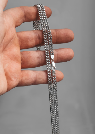 Ланцюг Срібло 925° (родій) SC37P24