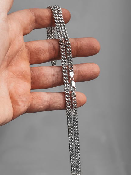 Ланцюг Срібло 925° (родій) SC37P24