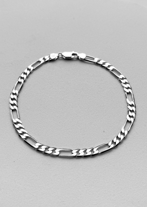 Браслет без вставок Срібло 925° (родій) GZB247P20