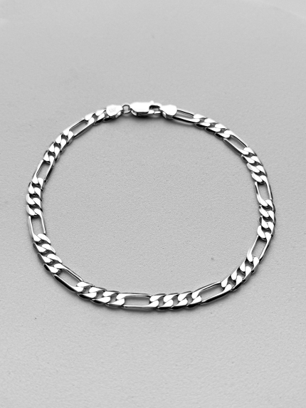 Браслет без вставок Срібло 925° (родій) GZB247P20