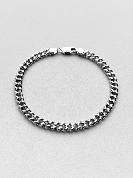 Bransoletka bez wkładek Srebro próby 925° (rod) GZB248P5