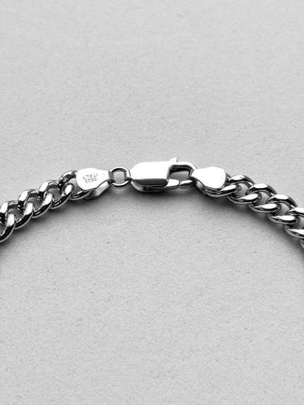 Bransoletka bez wkładek Srebro próby 925° (rod) GZB248P5