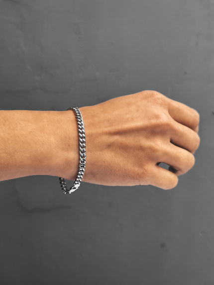 Bransoletka bez wkładek Srebro próby 925° (rod) GZB248P5