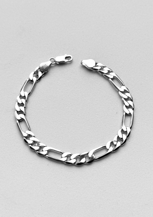 Браслет без вставок Срібло 925° (родій) GZBP6519