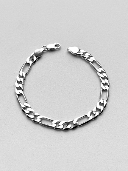 Браслет без вставок Срібло 925° (родій) GZBP6519