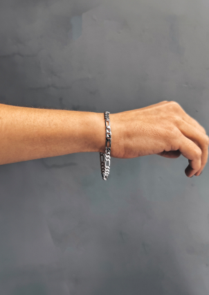 Браслет без вставок Срібло 925° (родій) GZBP6519