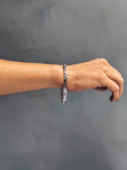 Браслет без вставок Срібло 925° (родій) GZBP6519