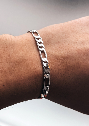 Браслет без вставок Срібло 925° (родій) GZBP6519