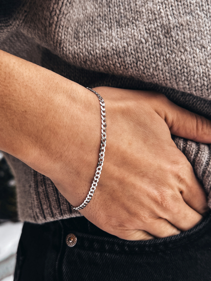 Bracelet without inserts Silver 925° (rhodium) GZB249P3