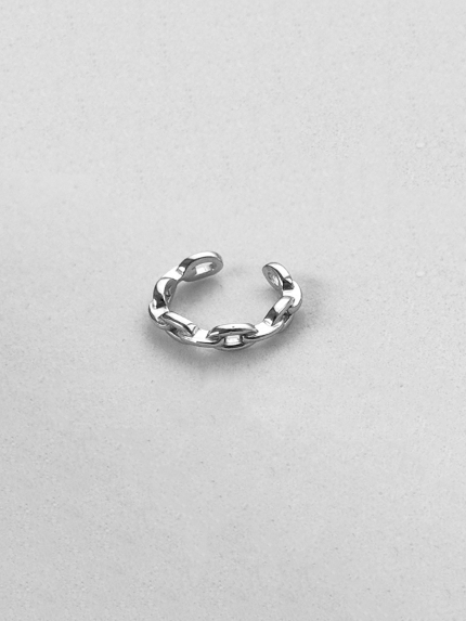 Сережки без вставок Срібло 925° (родій) 190002