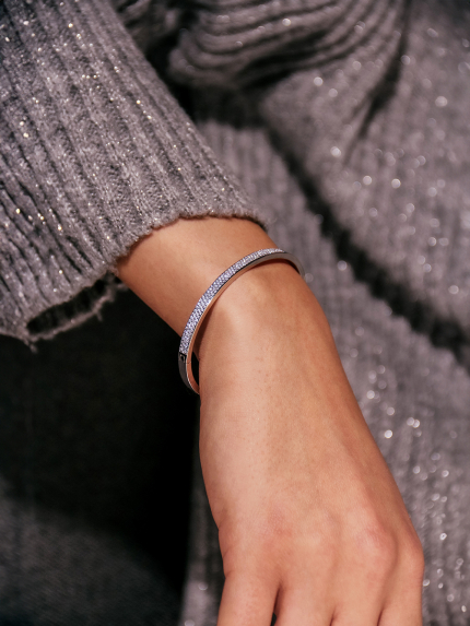 Браслет фіаніт Срібло 925° (родій) 958013