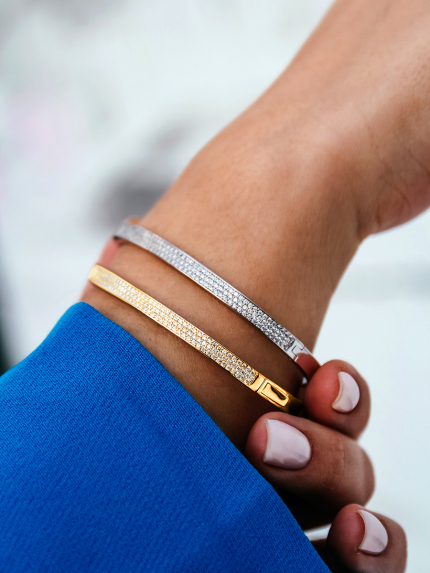 Браслет фіаніт Срібло 925° (родій) 958013