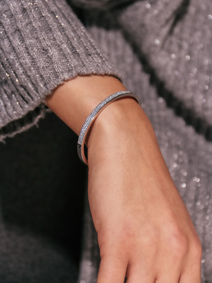 Браслет фіаніт Срібло 925° (родій) 958013