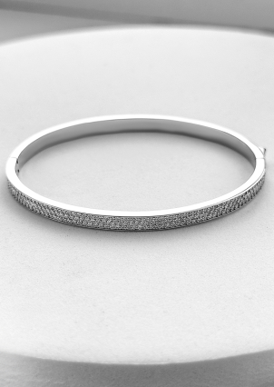 Браслет фіаніт Срібло 925° (родій) 958013